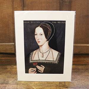 Anne Boleyn portrait mounted print
